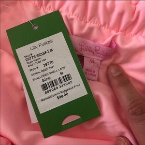 Lilly Pulitzer Wiley top! Light pink